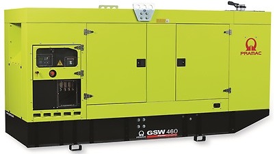 Дизельный генератор Pramac GSW460V в кожухе